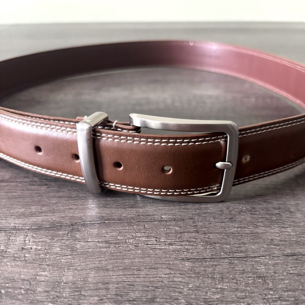 Men's Brown Leather Belt